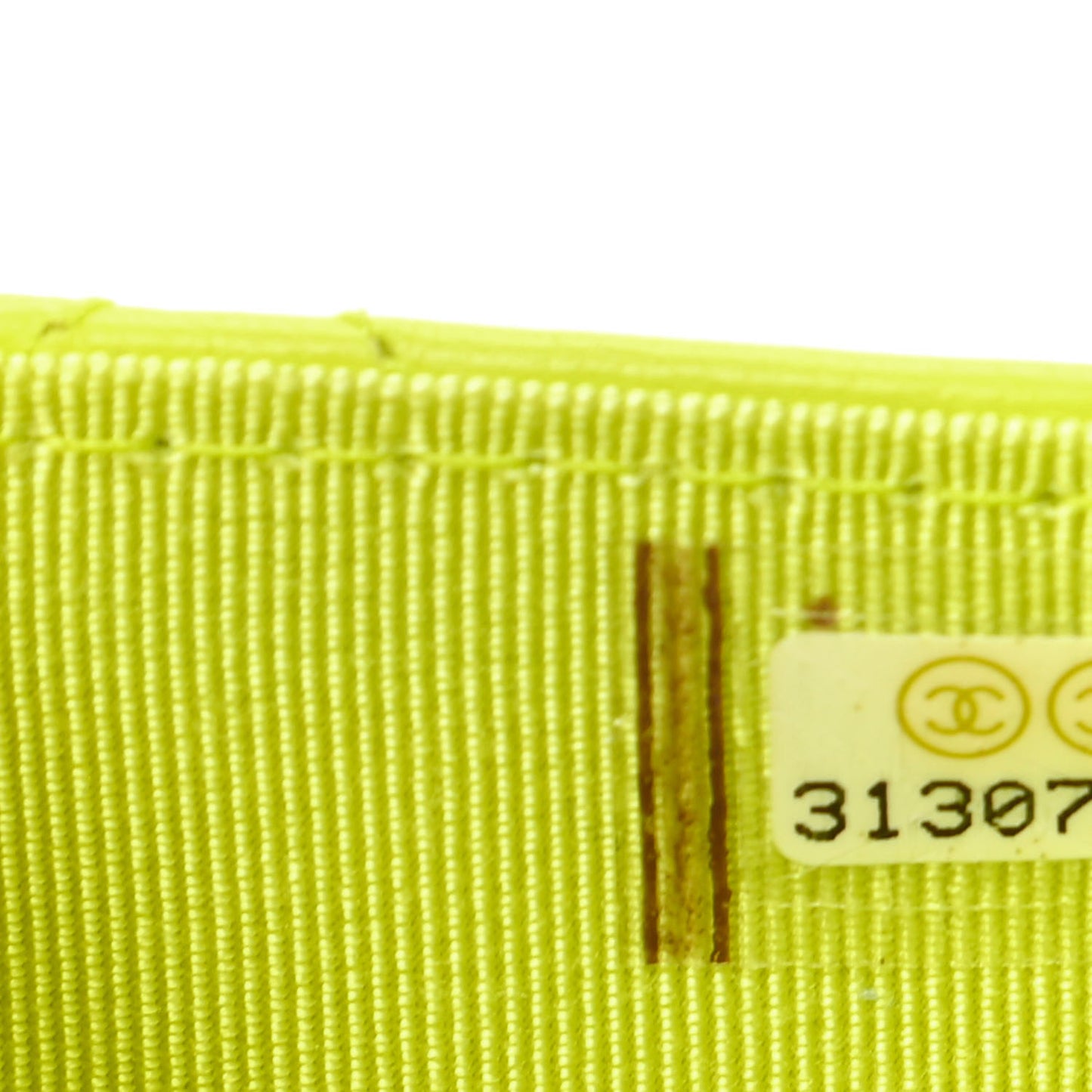 Lambskin Quilted Flap Card Holder Wallet Yellow