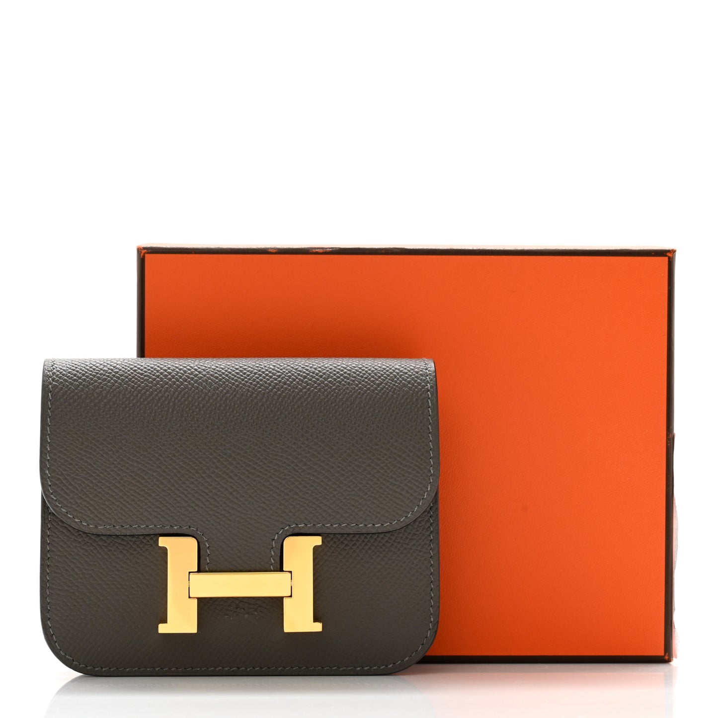 Epsom Constance Slim Wallet Gris Meyer