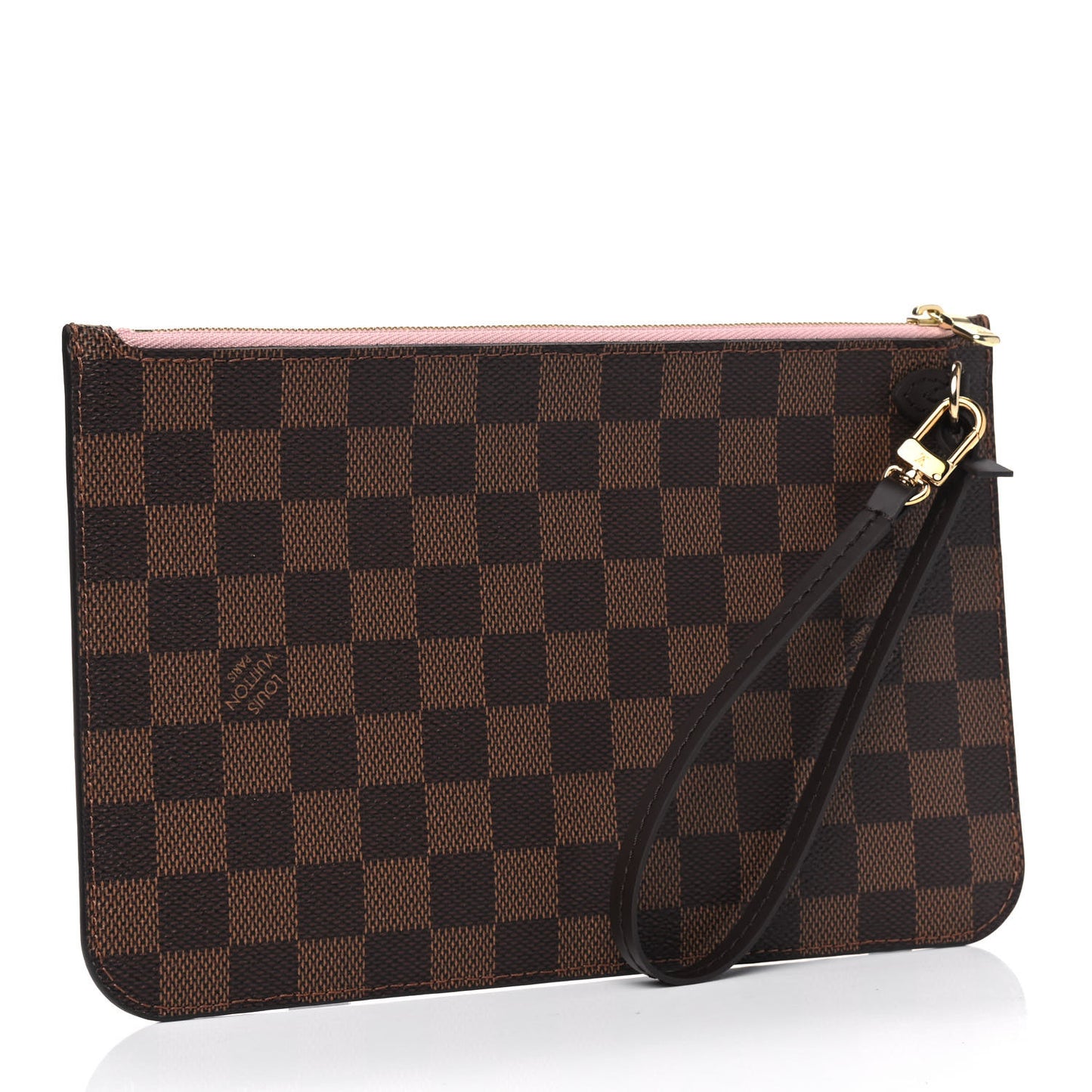 Damier Ebene Neverfull MM GM Pochette Rose Ballerine