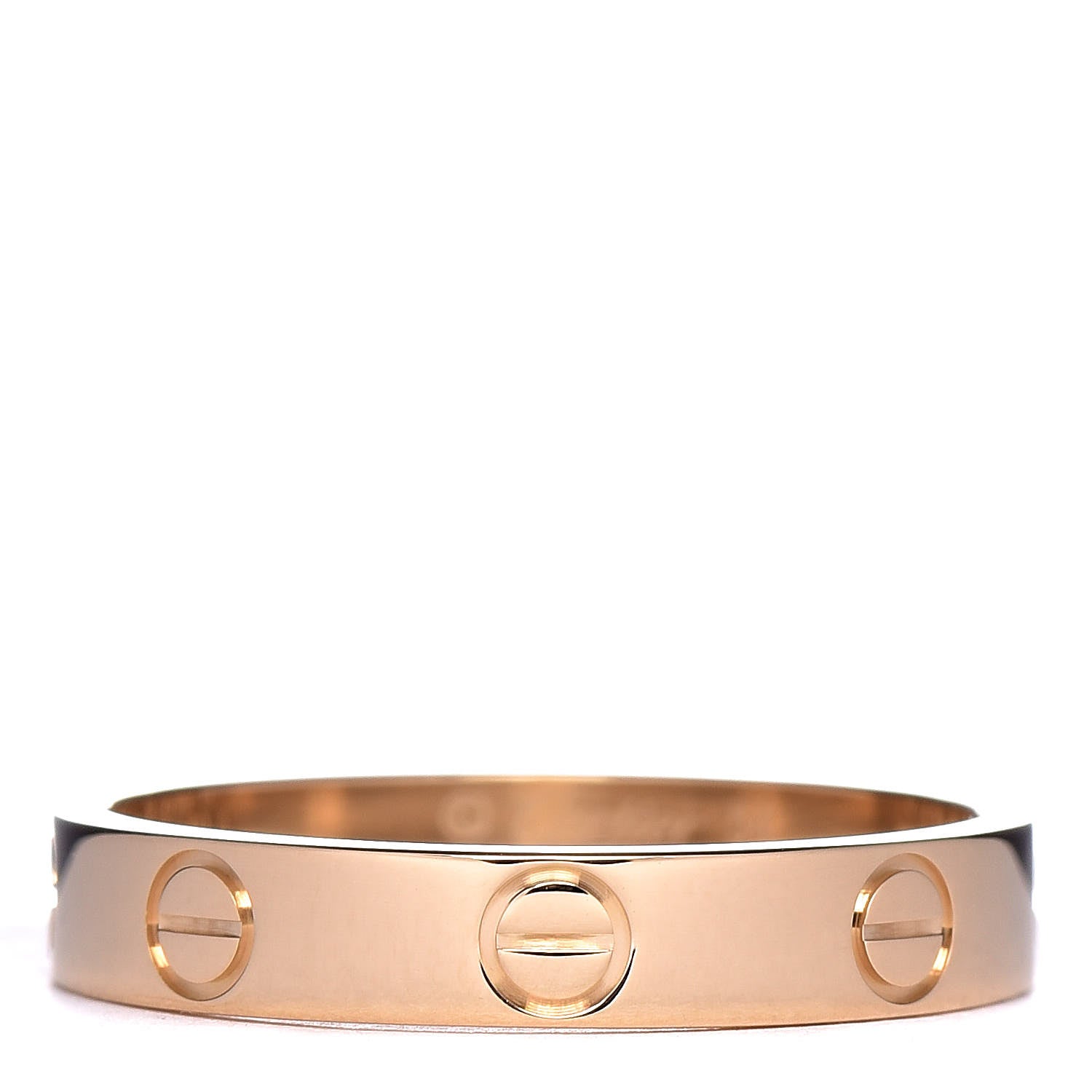 Cartier 18K Yellow Gold 3.5mm LOVE Wedding Band Ring 54 6.75 1 of 4