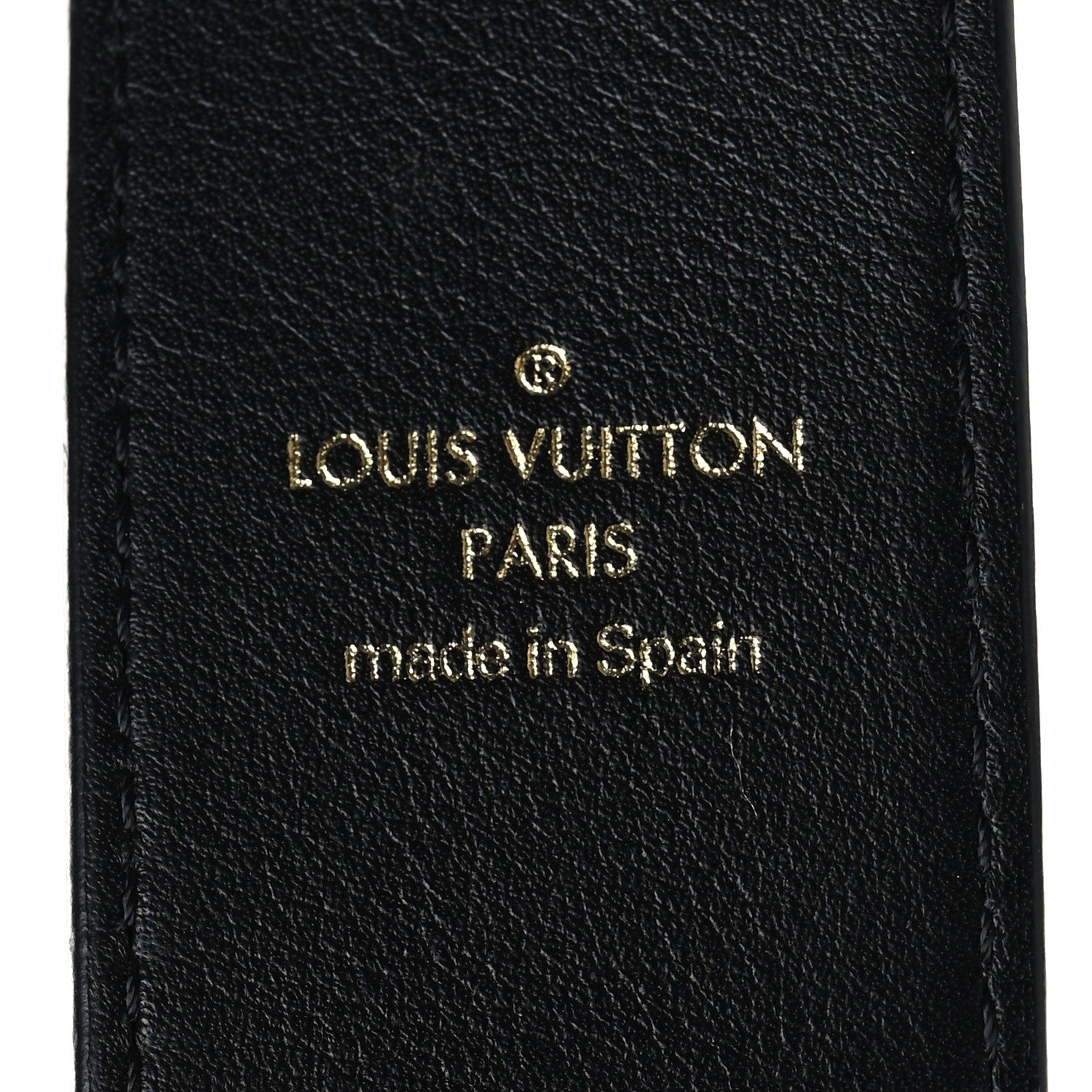 Louis Vuitton Monogram Bandouliere Shoulder Strap XL Black 4 of 4