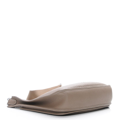 Hermes Taurillon Clemence Evelyne III GM Etoupe 4 of 8