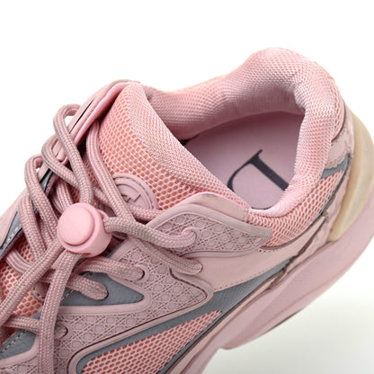 Christian Dior Calfskin Mesh Cannage B24 Low Top Sneakers 38 Pink 21 of 21