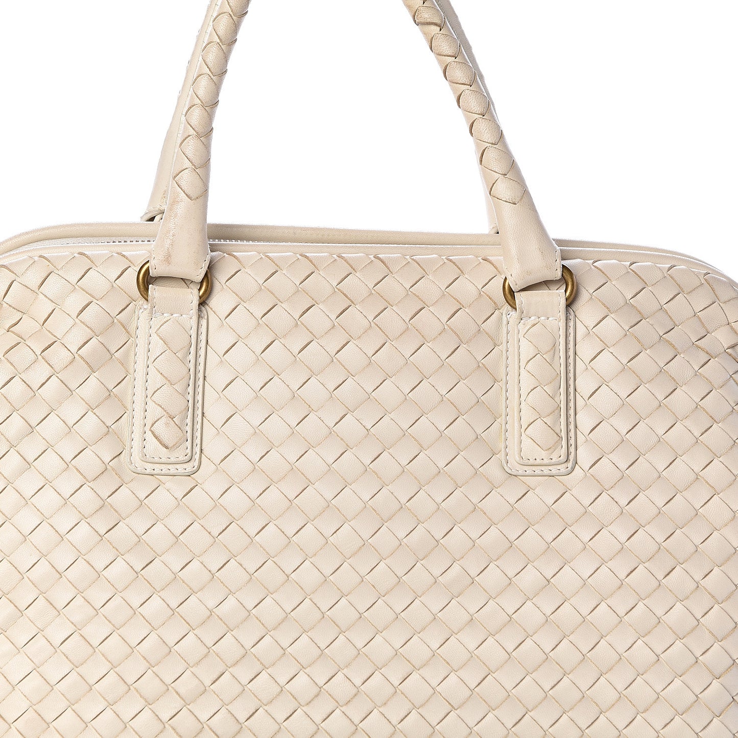 Nappa Intrecciato Frame Tote Colonial