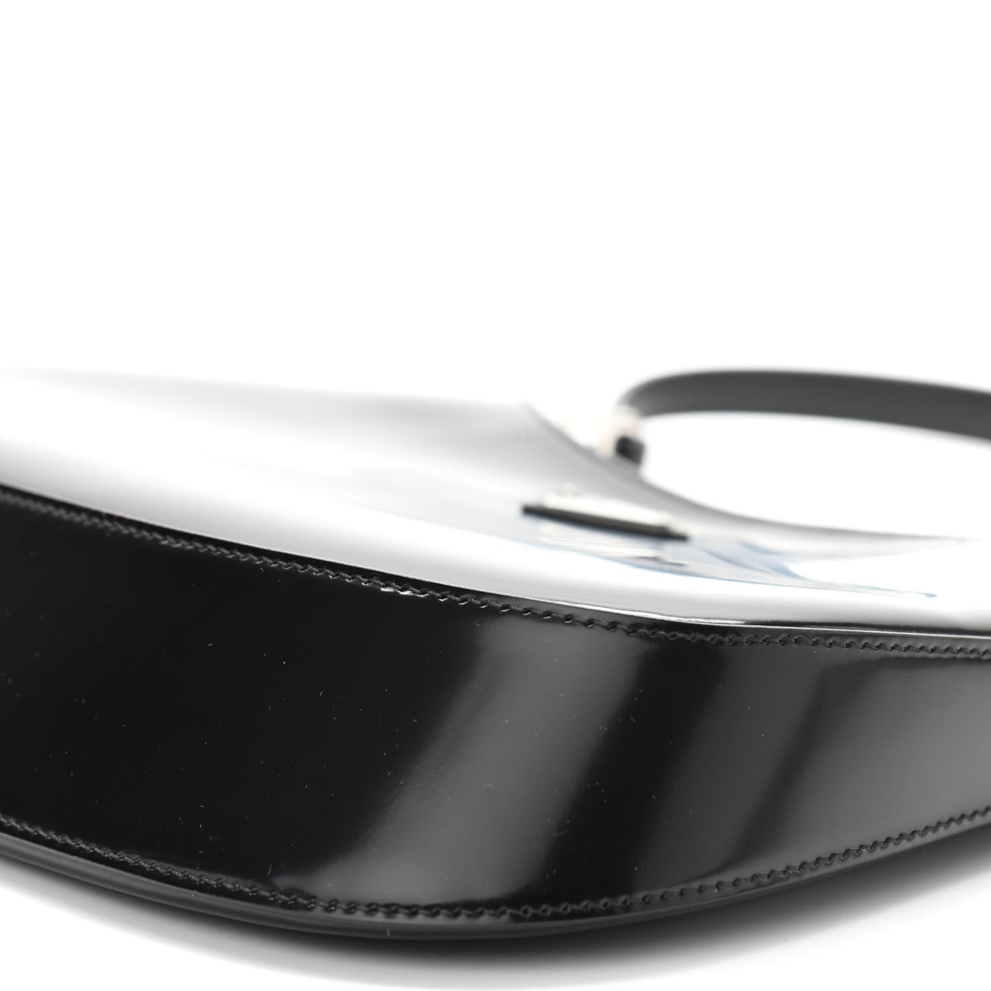 Spazzolato Cleo Shoulder Bag Black