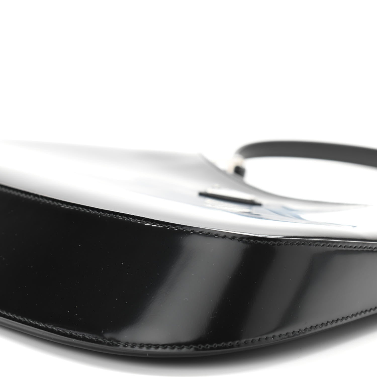 Prada Spazzolato Cleo Shoulder Bag Black 10 of 11