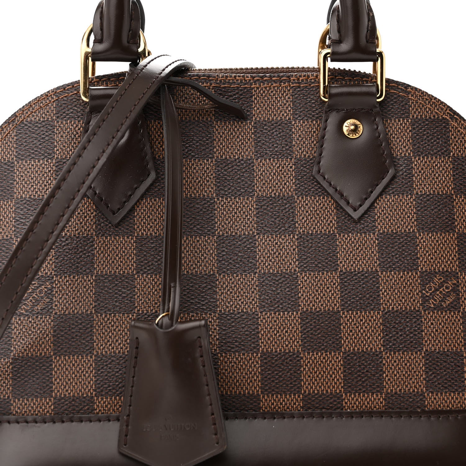Louis Vuitton Damier Ebene Alma BB 8 of 10