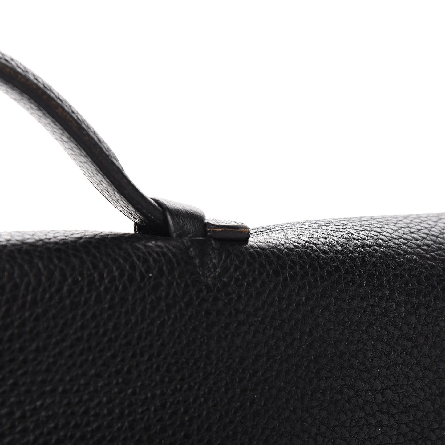 Taurillon Clemence Sac a Depeche 38 Briefcase Black