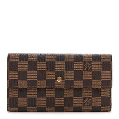 Louis Vuitton Damier Ebene Porte Tresor International Wallet 1 of 15