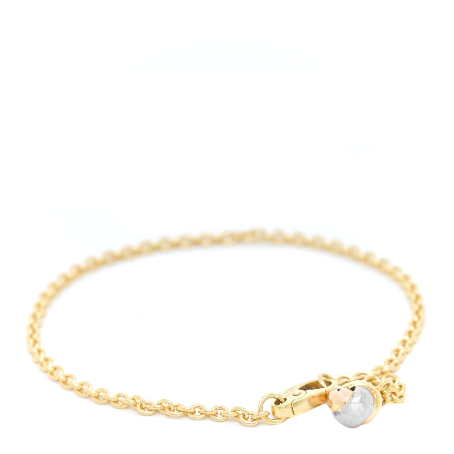 Cartier 18K Yellow White Pink Gold Trinity Ball Bracelet 1 of 5