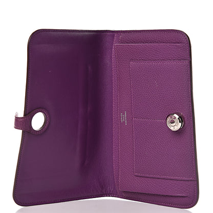 Hermes Togo Dogon Duo Wallet Ultraviolet 6 of 18