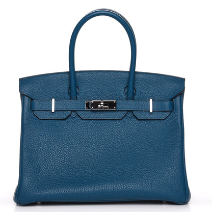Hermes Togo Birkin 30 Bleu de Galice 1 of 22