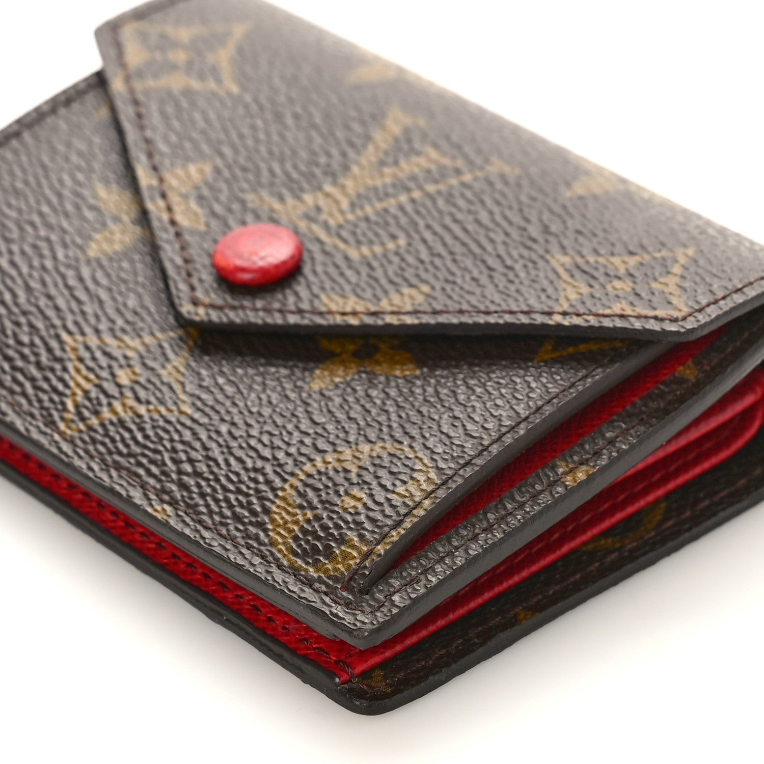 Louis Vuitton Monogram Compact Marie Wallet Rouge 8 of 9