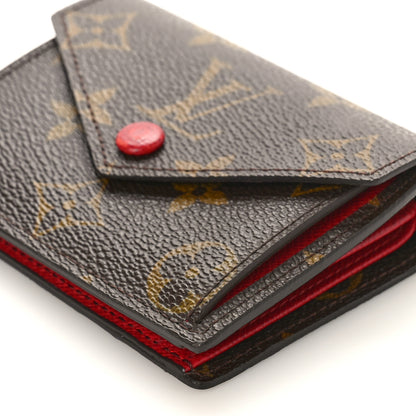 Louis Vuitton Monogram Compact Marie Wallet Rouge 8 of 9