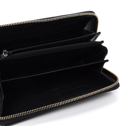 Gucci Calfskin Soho Zip Around Wallet Black 5 of 7