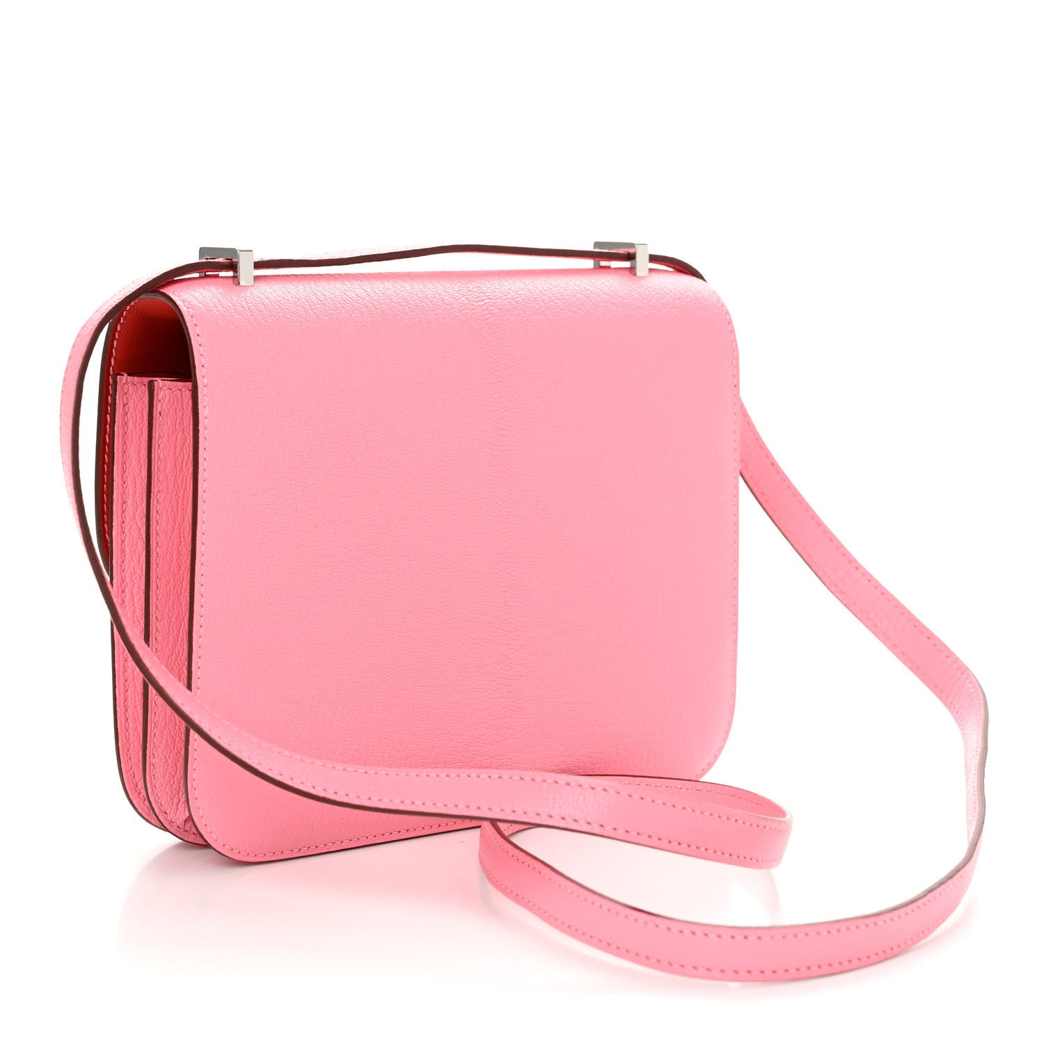 Hermes Chevre Mysore Verso Constance 18 Rose Confetti Sanguine 3 of 11