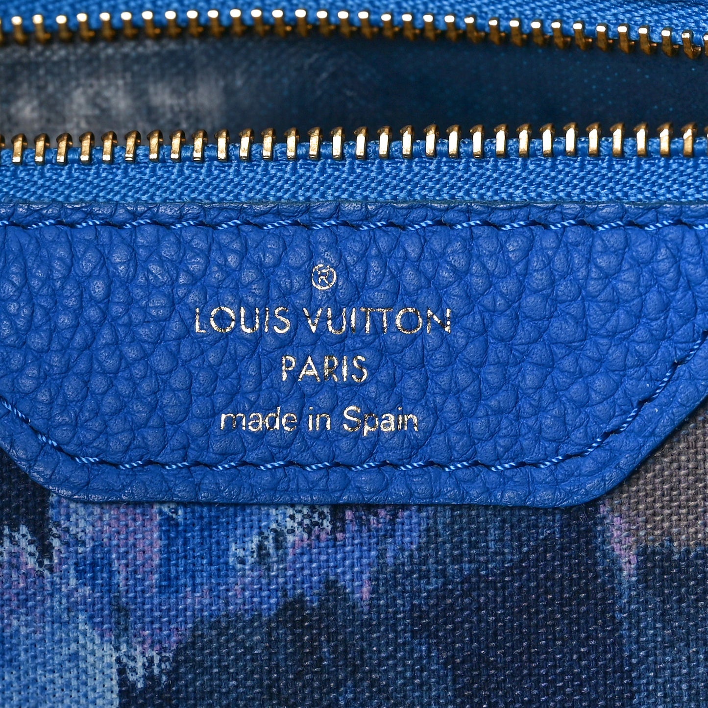 Monogram Articles de Voyage Ikat Neverfull MM Grand Blue