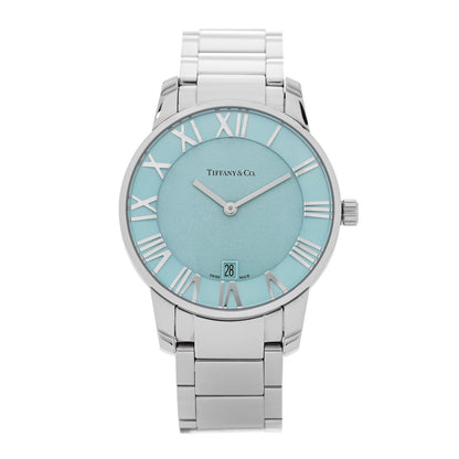Tiffany Stainless Steel 37mm Atlas 2-Hand Quartz Watch Tiffany Blue 1 of 5