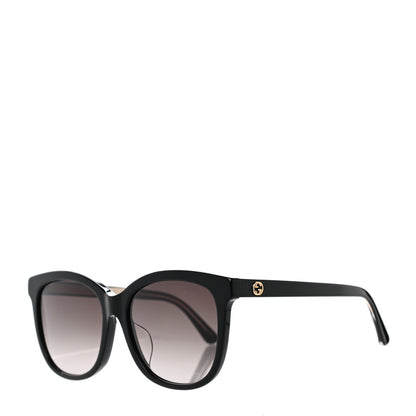 Gucci Round GG Sunglasses GG0028S Black 1 of 9