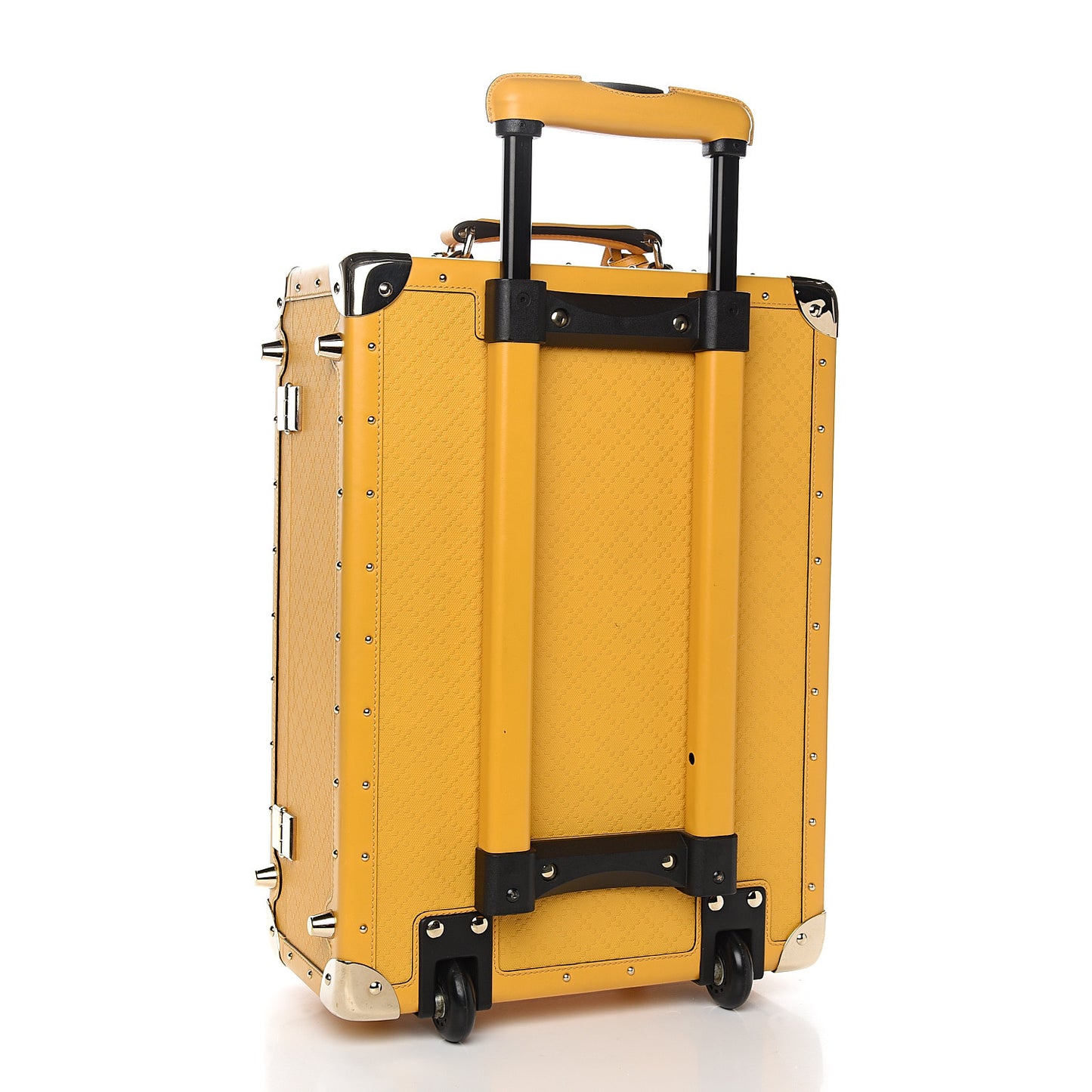 Bright Diamante Structured Suitcase Bumblebee