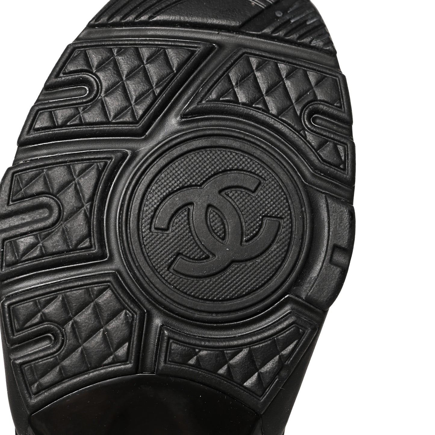 Calfskin Lambskin CC Uniform Sneakers 40 Black