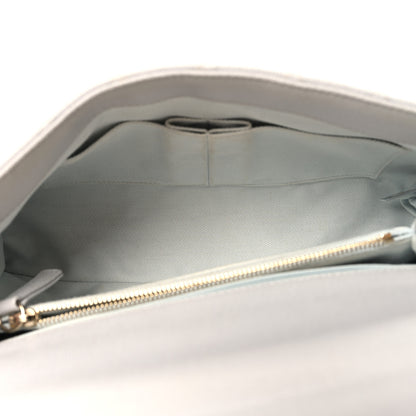 Chanel Caviar Quilted Small Coco Handle Flap Light Grey 5 of 12