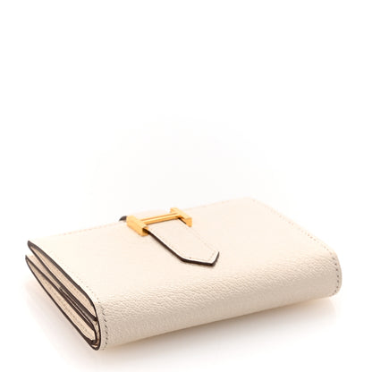 Hermes Chevre Mysore Mini Bearn Wallet Nata 4 of 6