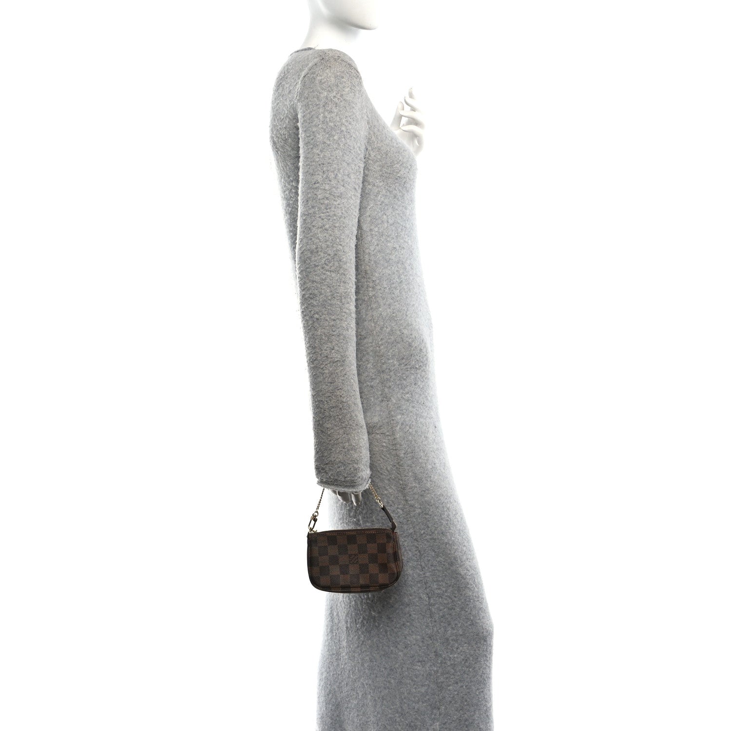 Louis Vuitton Damier Ebene Mini Pochette Accessories 2 of 9