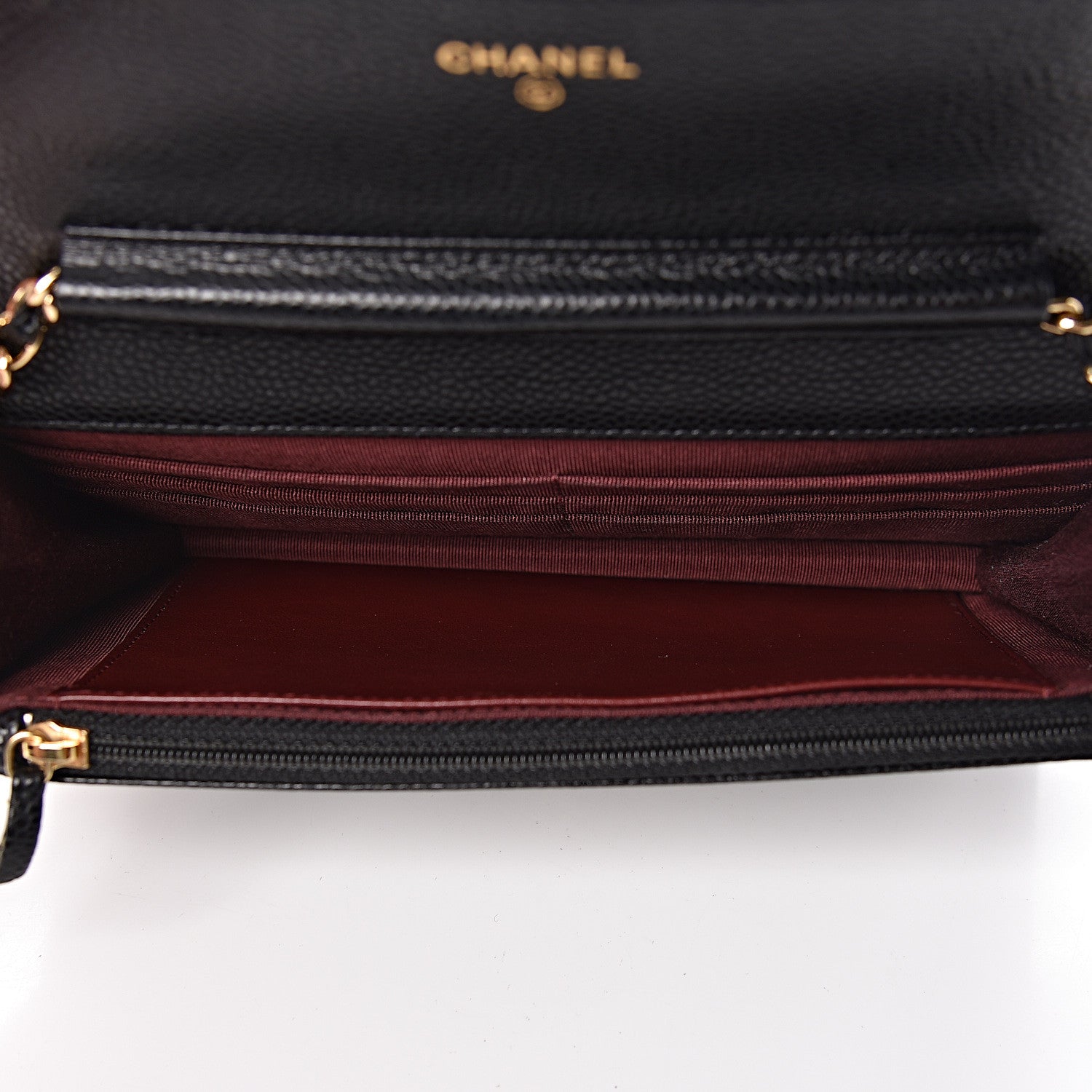 Chanel Caviar Quilted Wallet On Chain WOC Black 5 of 12