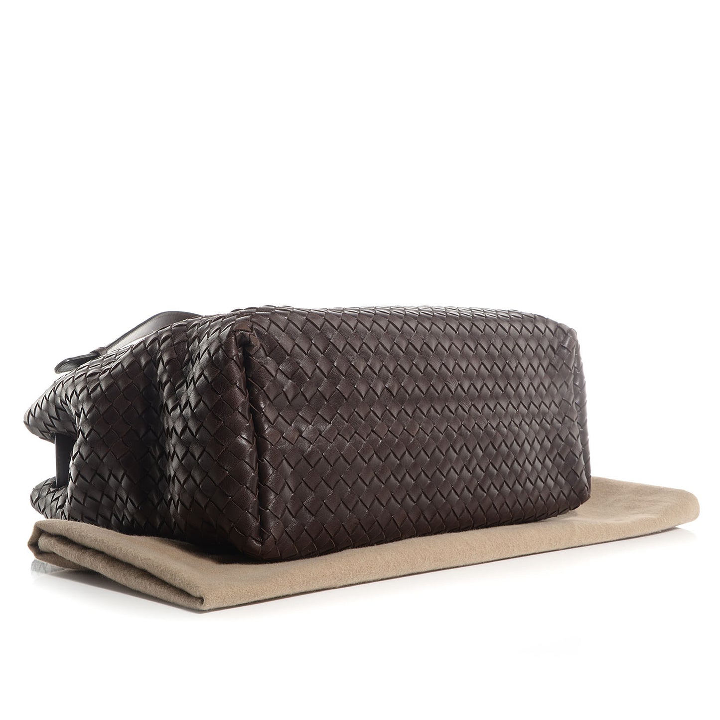 Nappa Intrecciato Tote Ebano