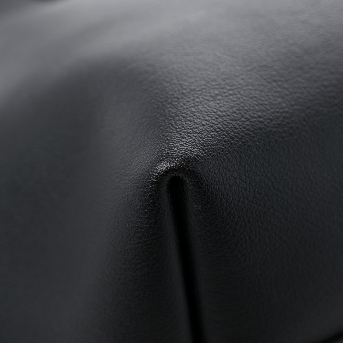 Calfskin Large Shopping Tote Black