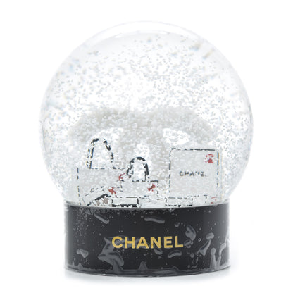Chanel Glass CC Shopping Bag Snow Globe 2 of 3