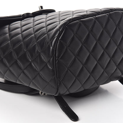 Chanel Lambskin Quilted Small Urban Spirit Backpack Black 8 of 11