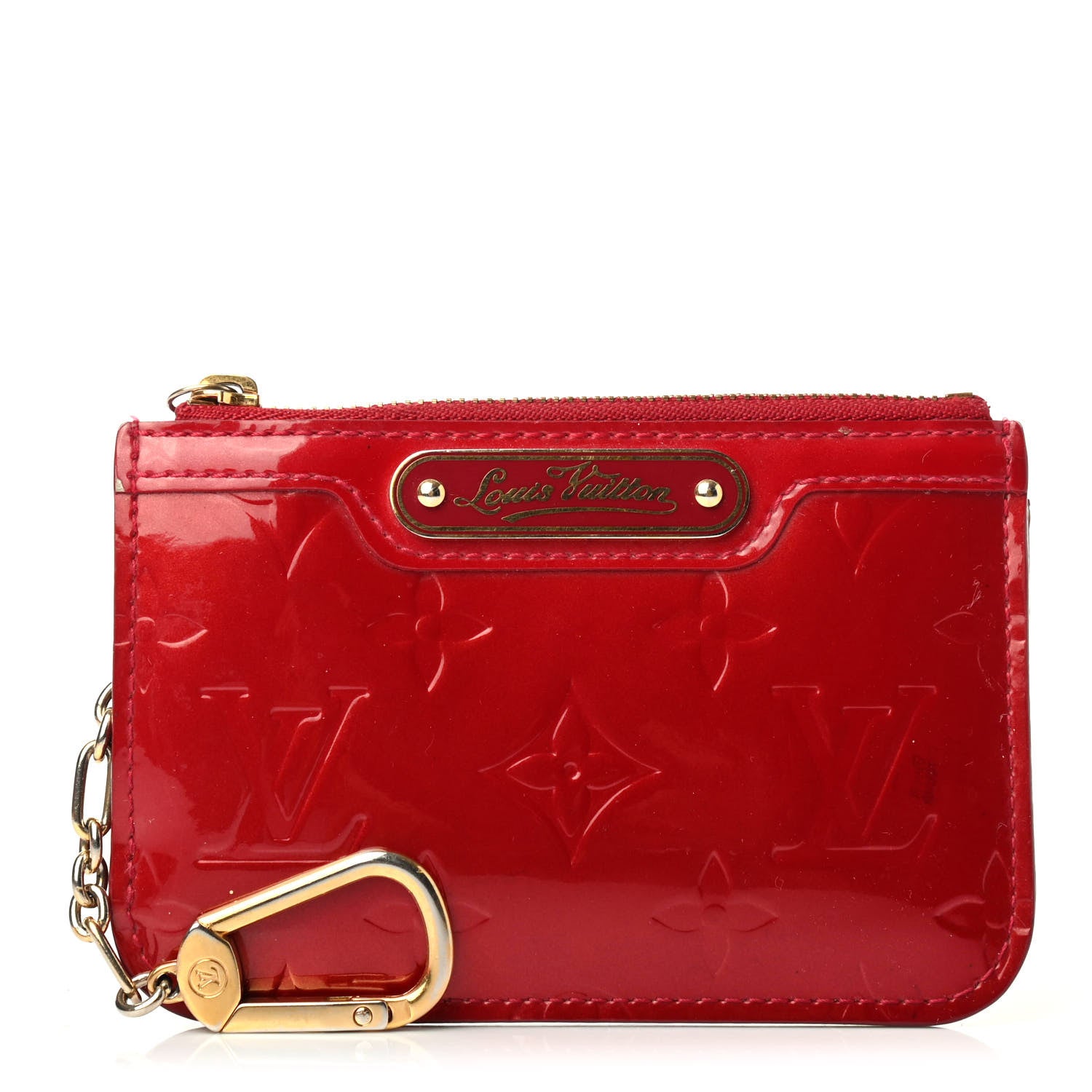 Louis Vuitton Vernis Key Pouch Pomme D'Amour 1 of 4