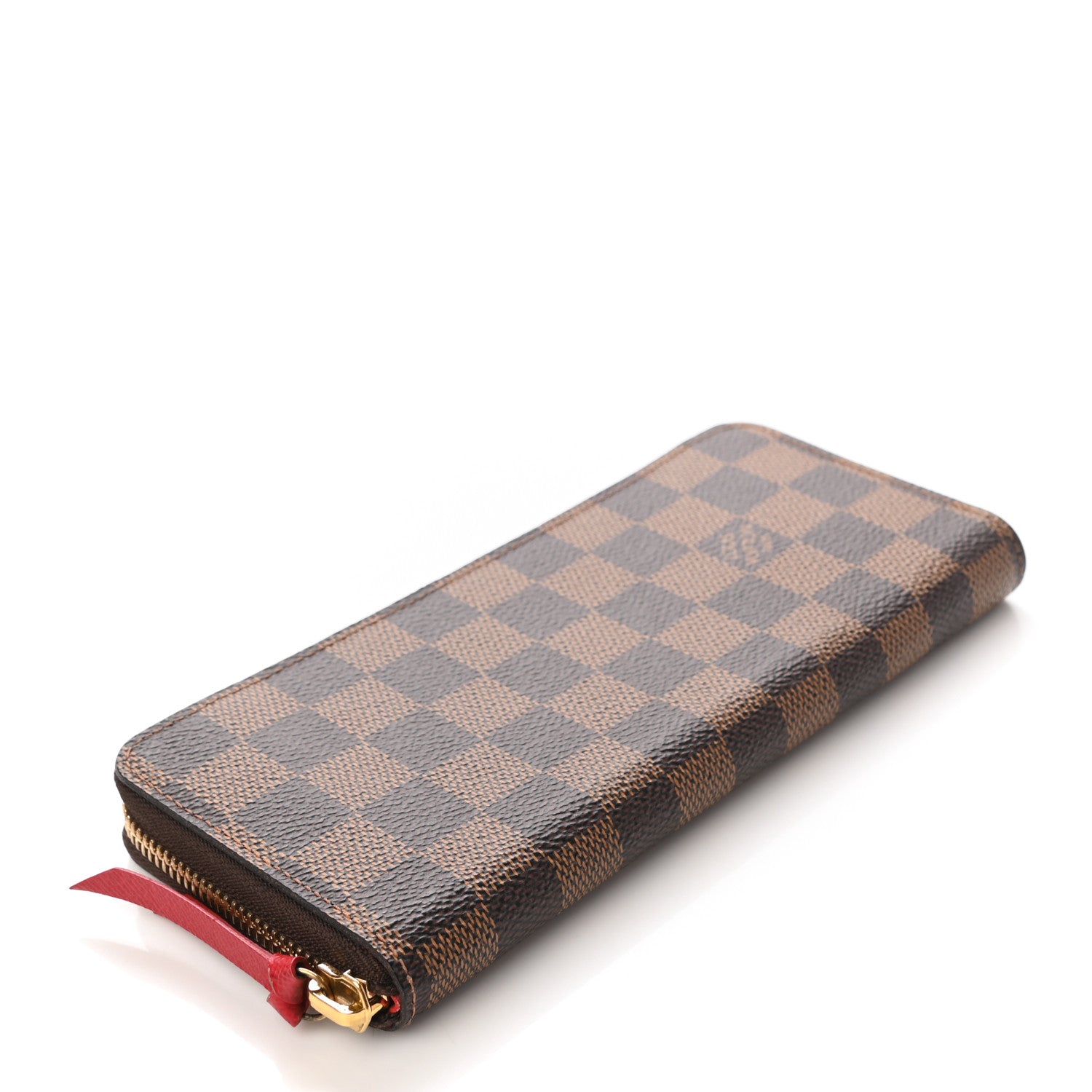 Louis Vuitton Damier Ebene Clemence Wallet Cherry 4 of 7