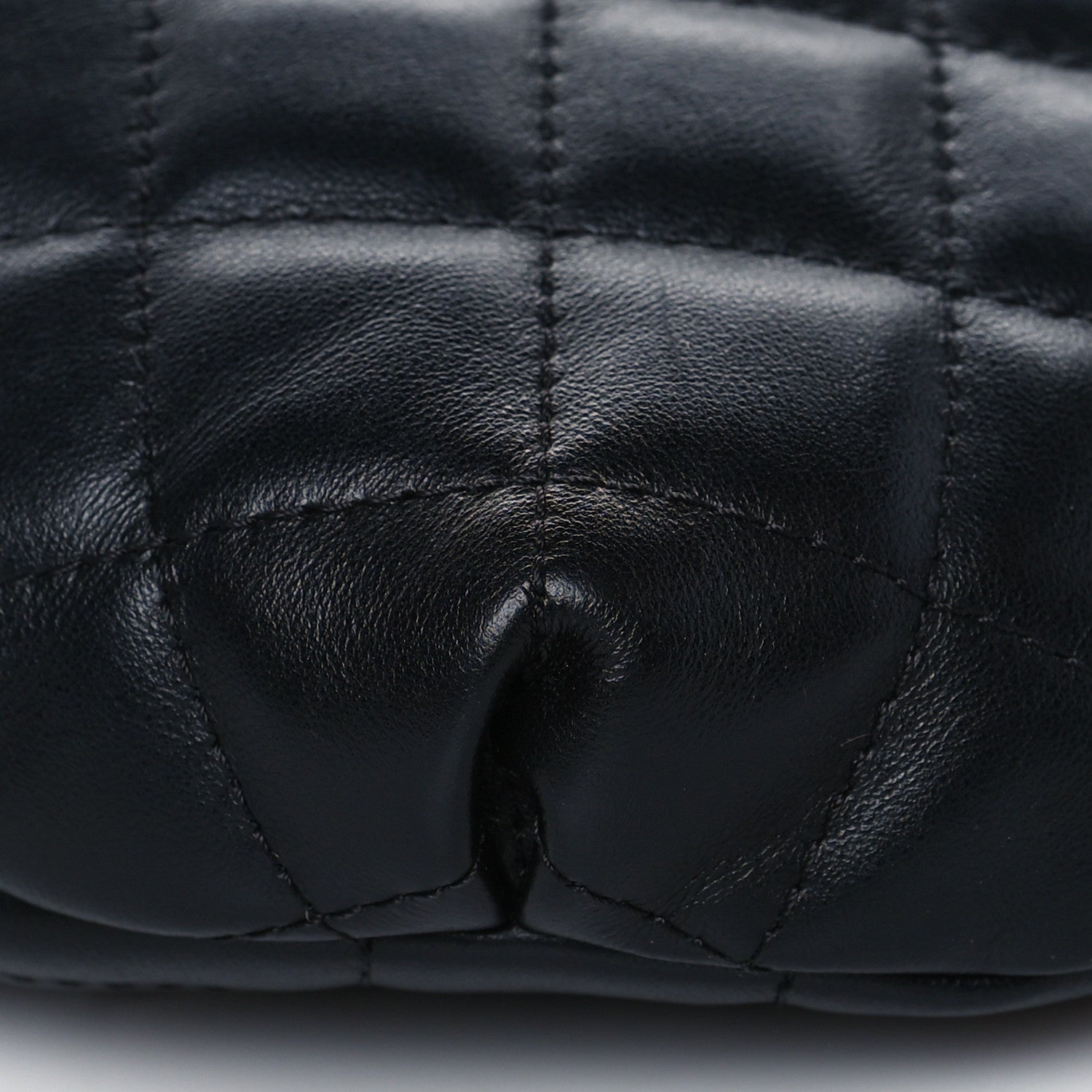 Chanel Calfskin Quilted Waist Belt Bag Black 9 of 10