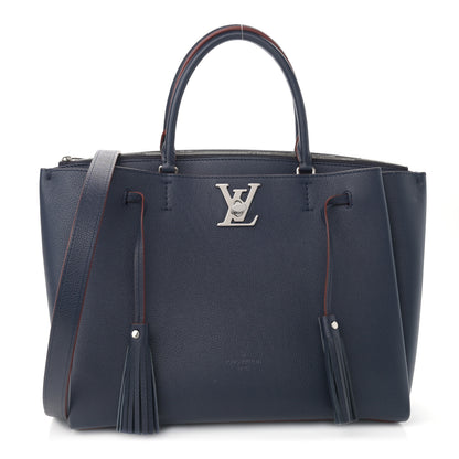 Louis Vuitton Calfskin Lockmeto Marine Rouge 1 of 11