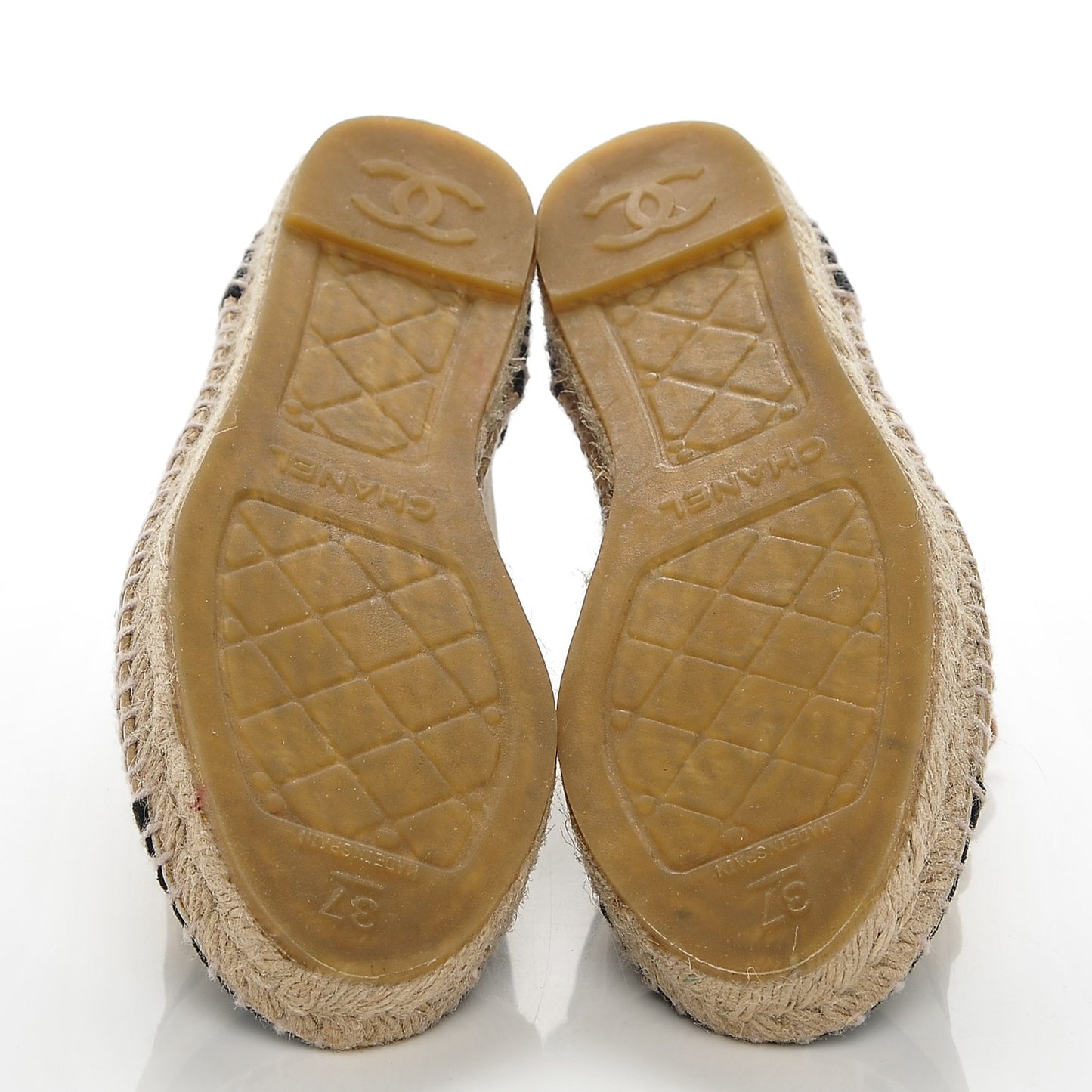 Lambskin Canvas Cap Toe Lace Up Espadrilles 37 Dark Beige Noir