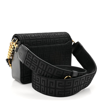 Givenchy Canvas Woven Embroidered Medium 4G Bag With Chain Black 3 of 11