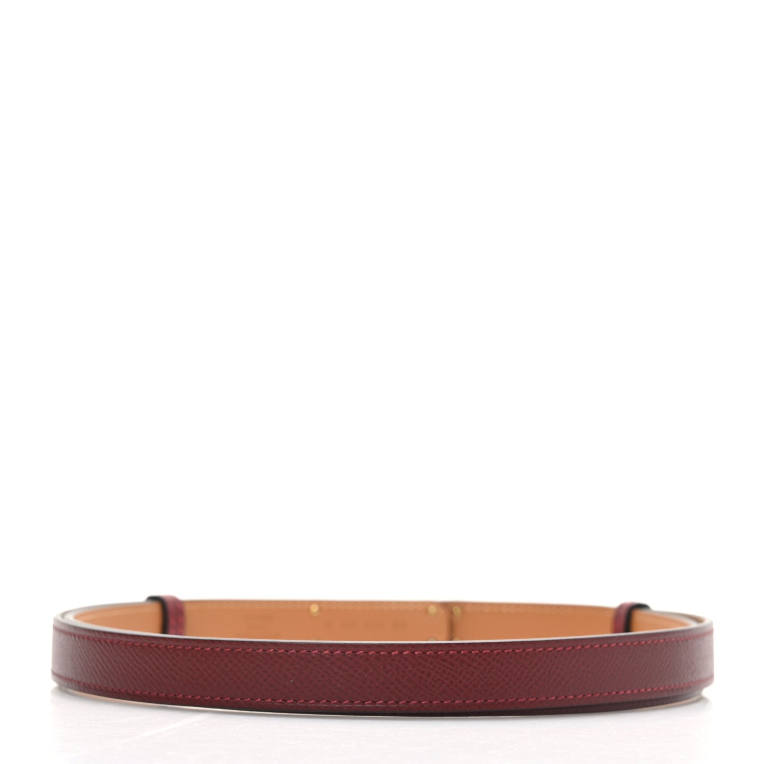 Hermes Epsom Kelly Belt Rouge H 2 of 4