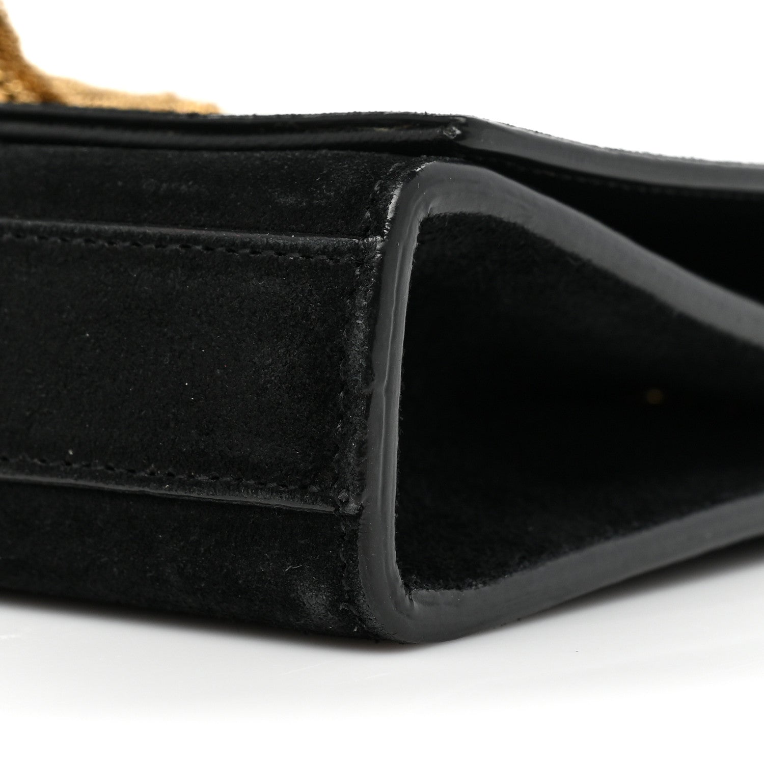 Saint Laurent Suede Small Classic Monogram Kate Tassel Satchel Black 7 of 11