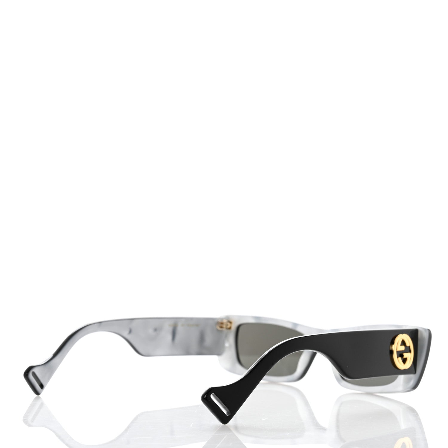 Gucci Acetate Rectangular Sunglasses GG0516S Black 4 of 8