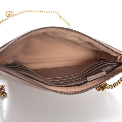 Gucci Calfskin Matelasse Mini GG Marmont Chain Bag Porcelain Rose 5 of 8