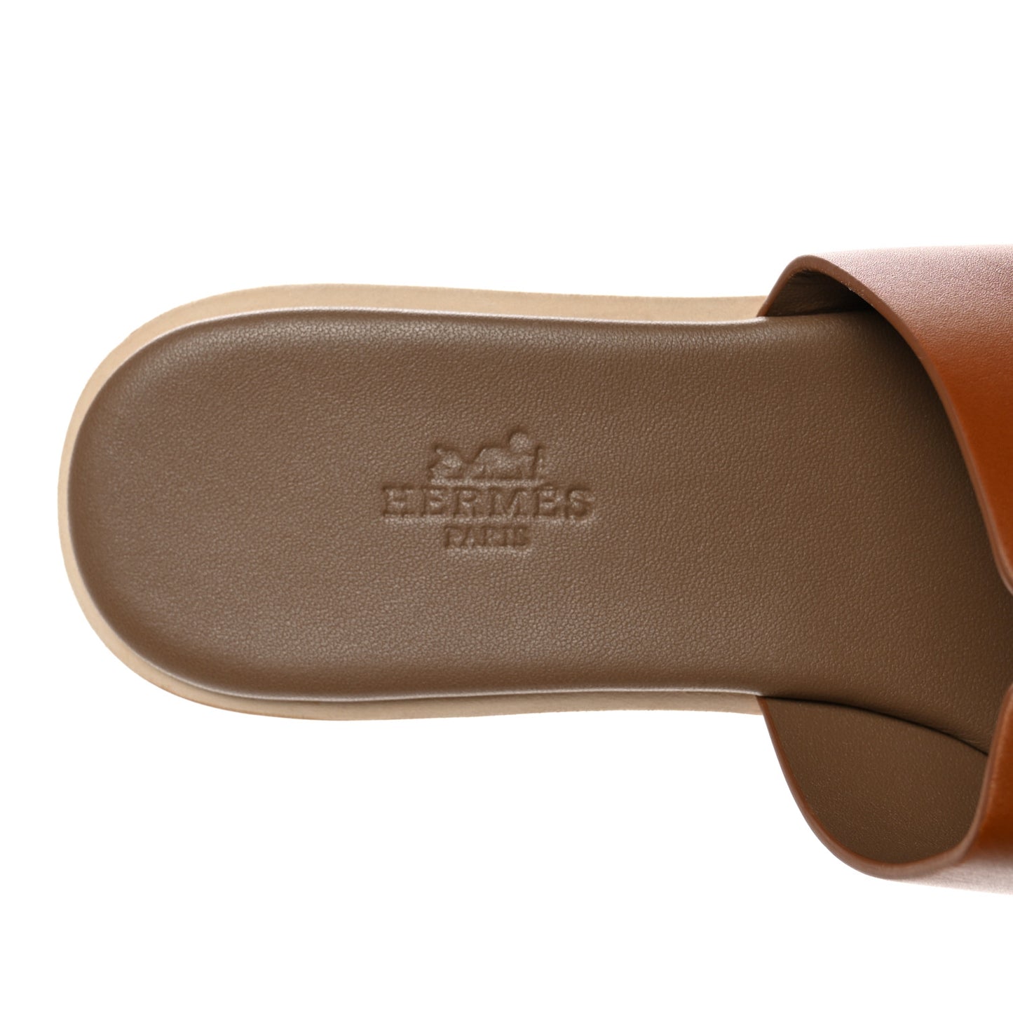 Calfskin Cork Eze 30 Sandals 37 Marron Glaise