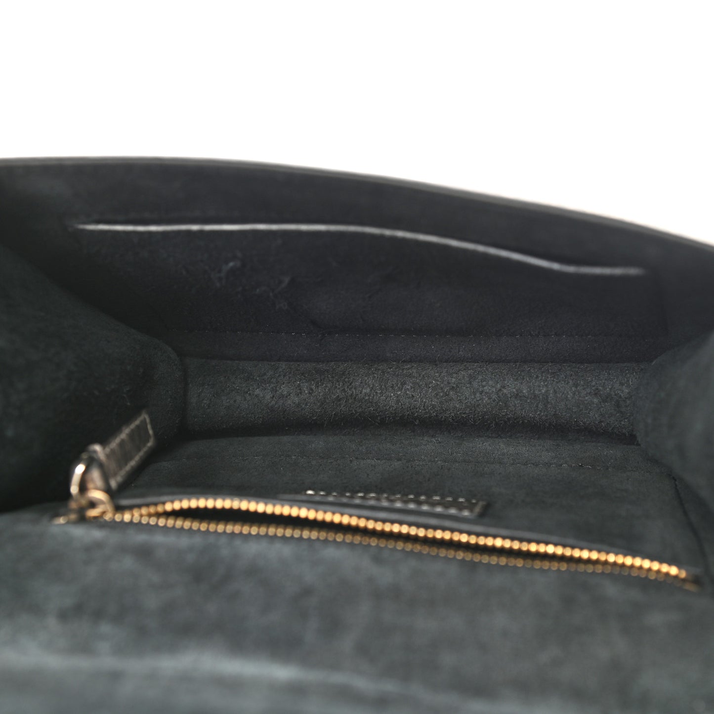 Metallic Vitello Small Glam Lock Rockstud Flap Platino