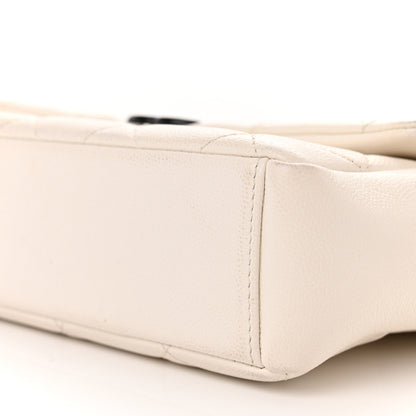 Chanel Caviar Quilted My Everything Flap White Black 10 of 13