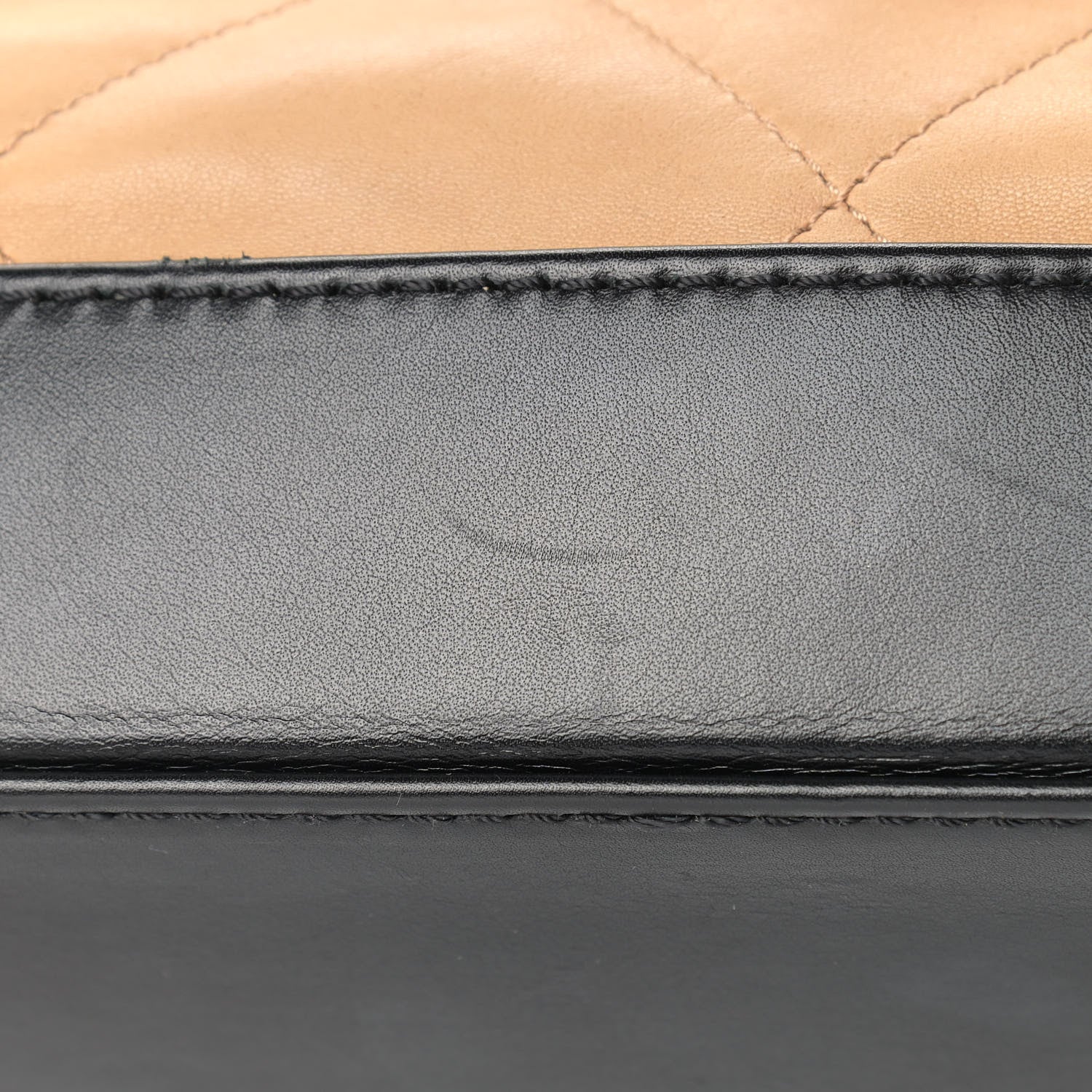 Chanel Calfskin Quilted VIP Flap Beige Black 13 of 14