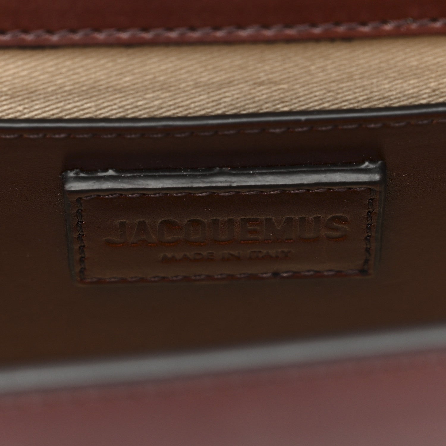 Jacquemus Smooth Calfskin Le Grand Bambino Dark Brown 6 of 13