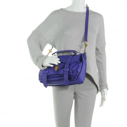 Proenza Schouler Lambskin PS1 Medium Satchel Purple Rain 2 of 11