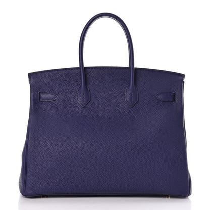 Hermes Togo Birkin 35 Bleu Encre 4 of 35